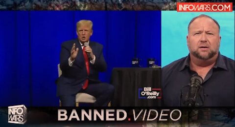 Alex Jones comments on the last Trump´s "vaccine" statement