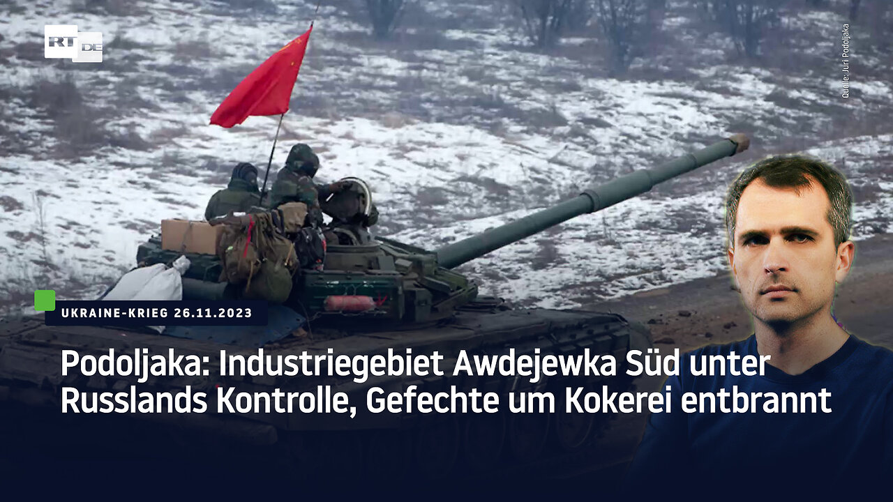 Podoljaka: Industriegebiet Awdejewka Süd unter Russlands Kontrolle, Gefechte um Kokerei entbrannt