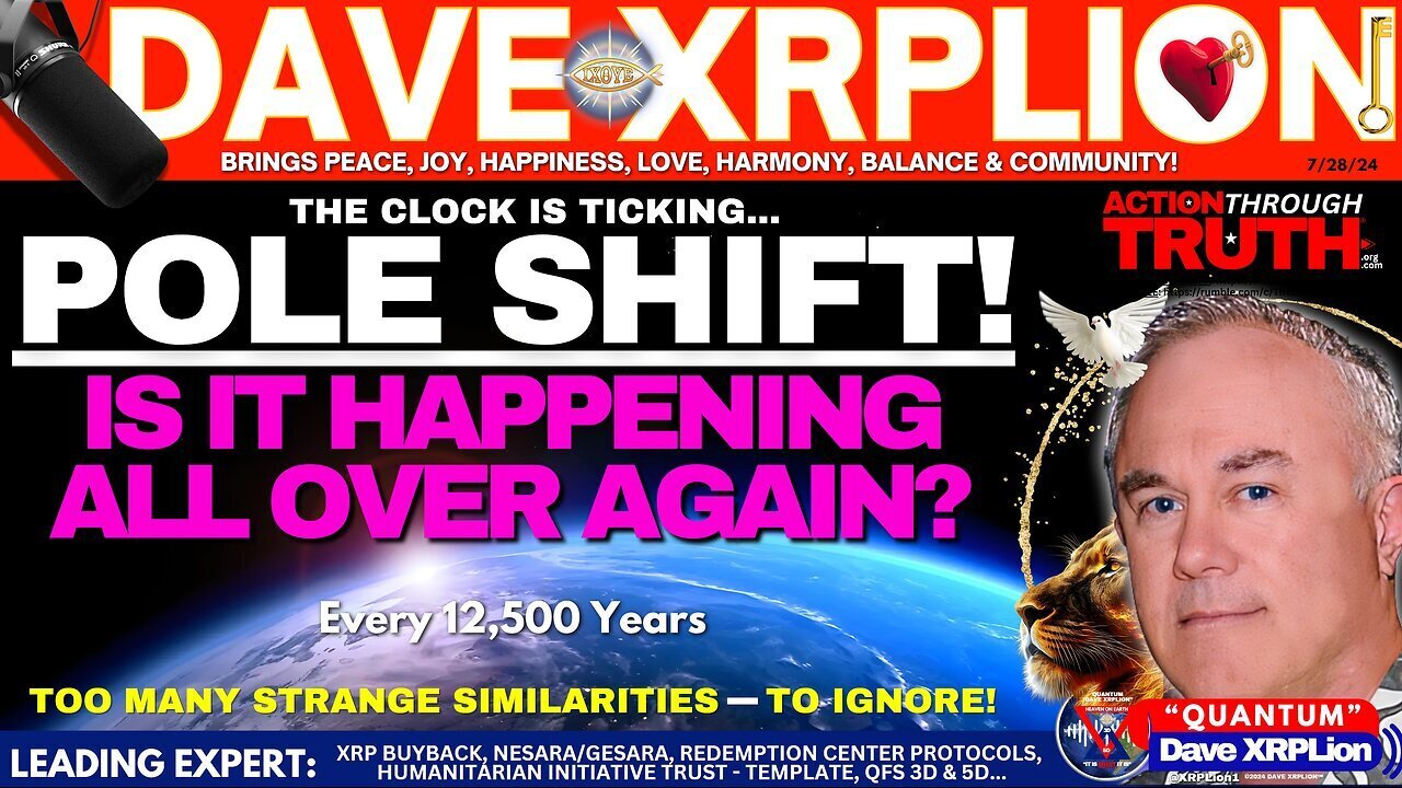 Dave XRPLion Strange Happening Underway - A Pole Shift Must Watch Trump News - 7/30/24..