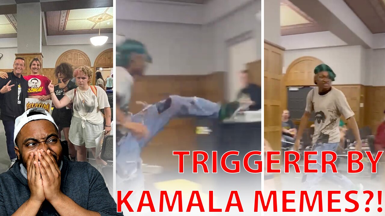 Maniac College Student ARRESTED After Getting Triggered By Kamala Harris Memes From Conservative