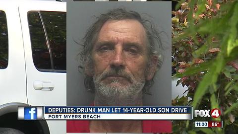 Dad arrested for having 14-year-old son designated driver