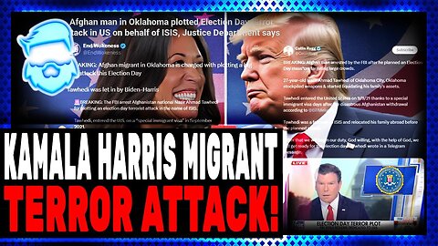 Election Day Massacre STOPPED! Kamala Harris Migrant BUSTED By FBI In BRAINDEAD Sting Operation!