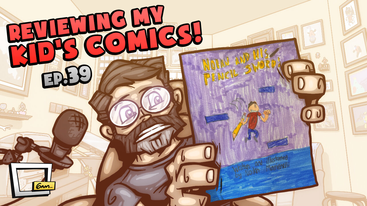 Reviewing my 9-Year-Old's Comics: Nolan and his Pencil Sword