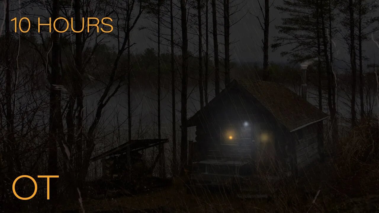 Thunderstorm in the Woods | Soothing Rain & Thunder Sounds Ambience | Relax | Study | Sleep