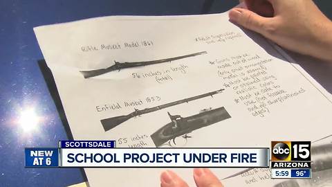 Middle school Civil War project criticized