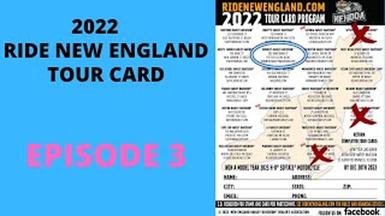 2022 RIDE NEW ENGLAND TOUR CARD - EPISODE 3