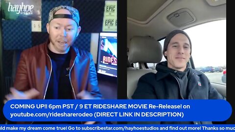 Actor Curtis McGann and Tremain chat BEFORE THE RIDESHARE RERELEASE!