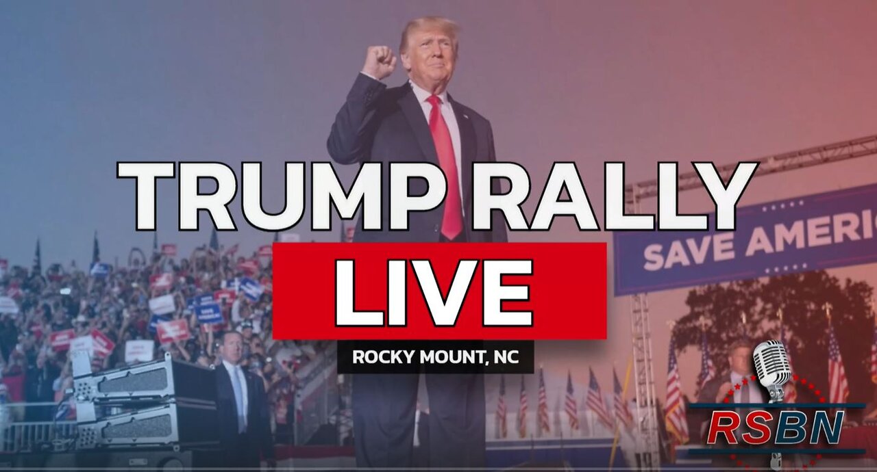 Trump Rally in Rocky Mount, North Carolina - WATCH PARTY! 10.30.2024