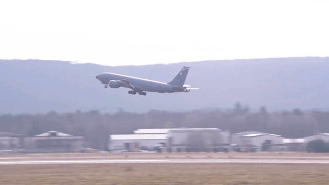 100th Air Refueling Wing maintains KC-135s from Ramstein, support NATO refuelings (B-Roll)