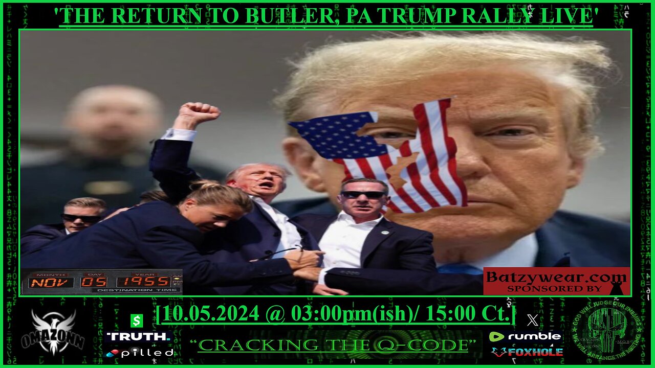 'THE RETURN TO BUTLER, PA ~ TRUMP RALLY LIVE!'