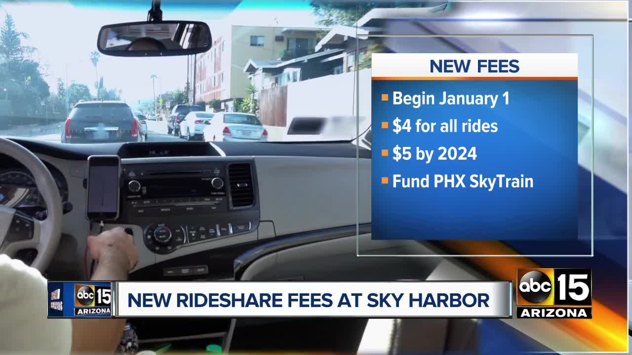 Phoenix City Council OKs new fees for airport rideshares