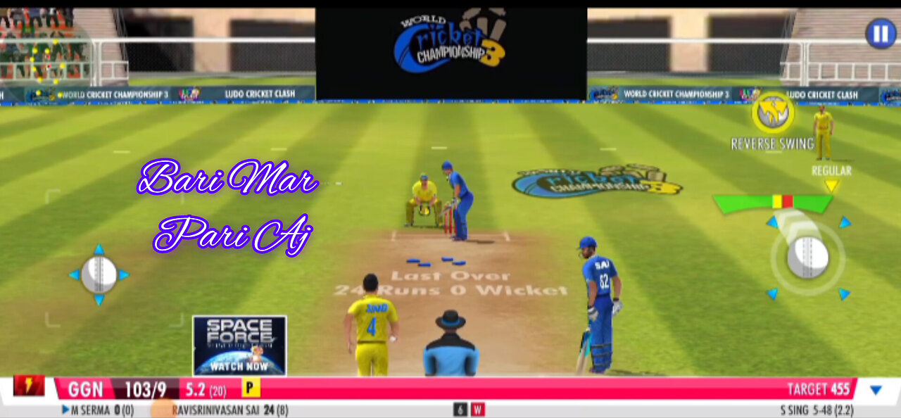 Chennai Rajas VS Gujrat Giants NPL 2024 game play part 3