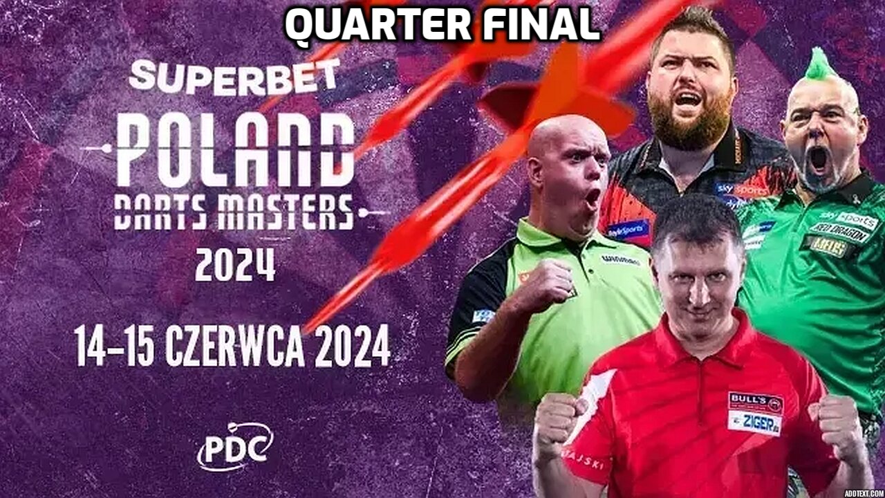 2024 Poland Darts Masters Cross v Bunting