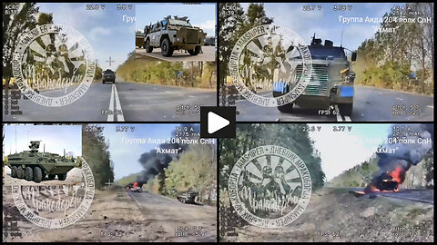 Kursk region: Russian "wired FPV drones" they burn Ukrainian armored vehicles