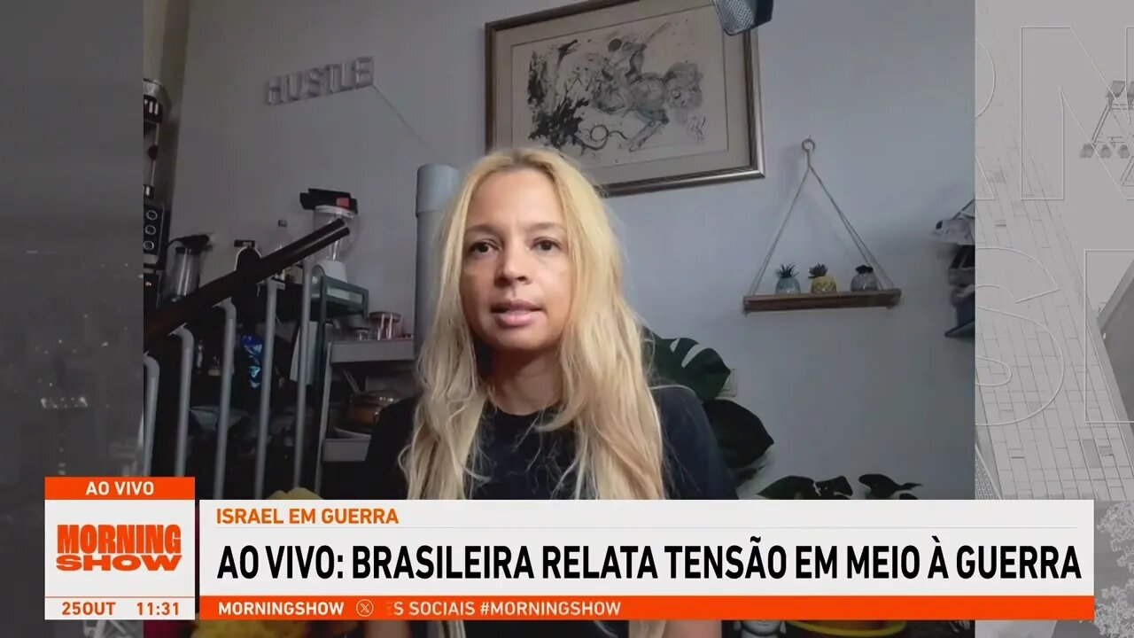 Brasileira relata como lida com guerra Israel-Hamas ao lado de filho autista; veja entrevista