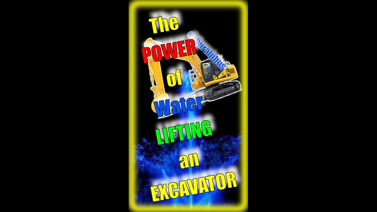 The POWER of Water LIFTING an EXCAVATOR