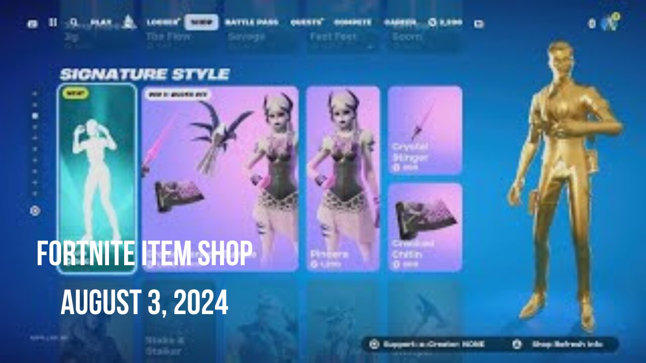 Fortnite Item Shop|August 3, 2024(*New* No Tears Emote)