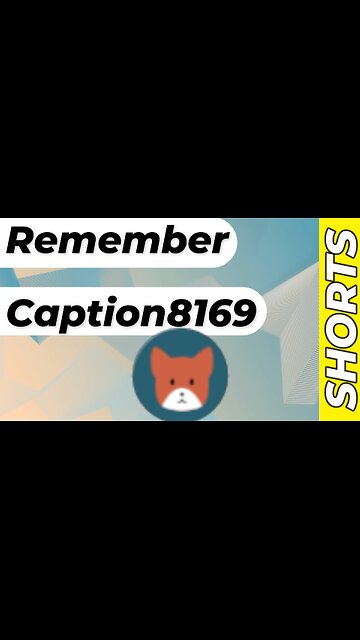 Let's REMEMBER Caption8169