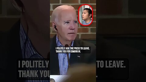 Joe Biden, Politely Ask The Press To Leave