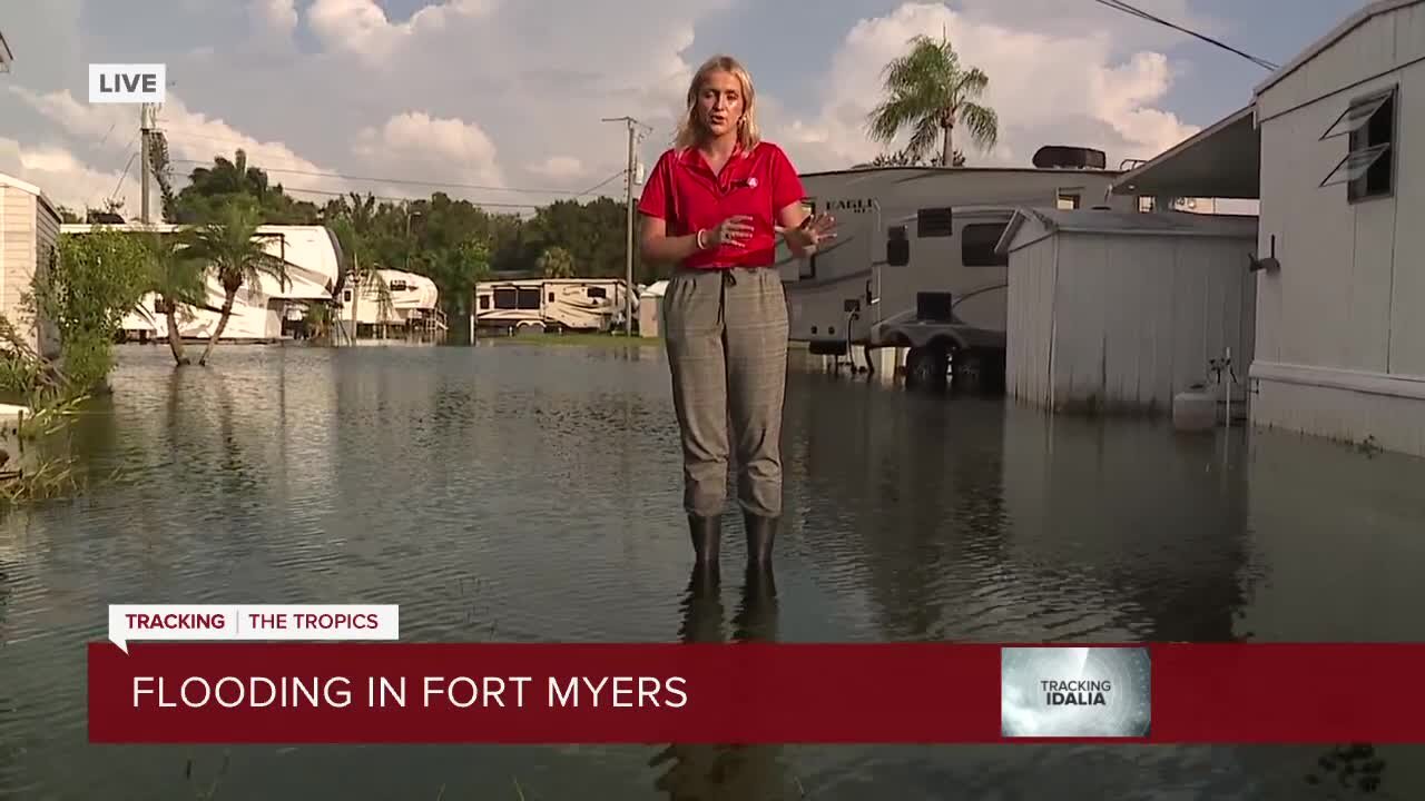 Fort Myers RV park flooded after Hurricane Idalia