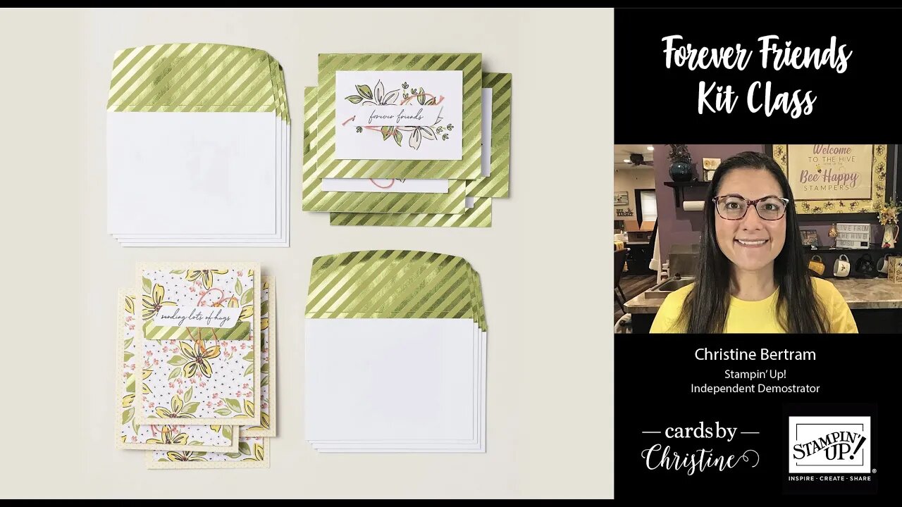 Forever Friends Kit Class with Cards by Christine