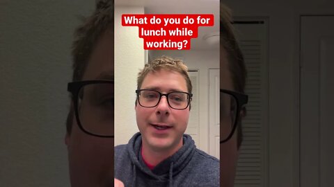 What do you prefer to do for lunch while working?