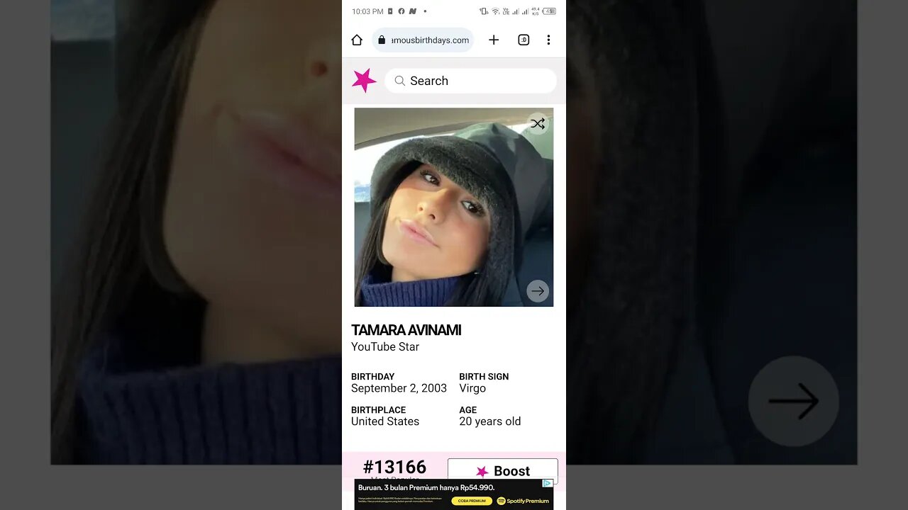 HAPPY 20 BIRTHDAY TAMARA AVINAMI YouTube Star