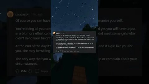 #reddit #askreddit #shorts #selfimprovement Advice for a 4'11 man whos working on himself?