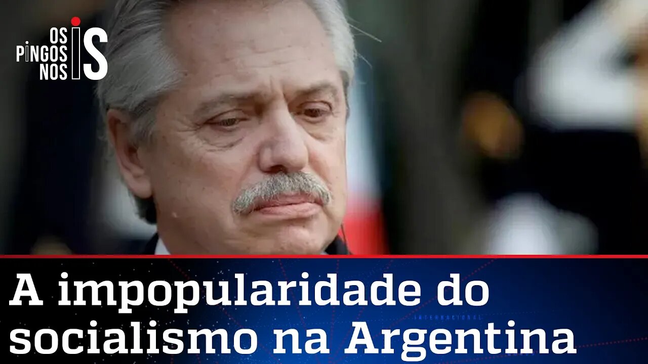 Popularidade de Alberto Fernández derrete entre os argentinos