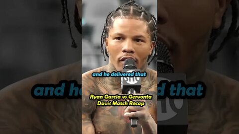 How Gervonta Davis BEAT Ryan Garcia With This Techinque