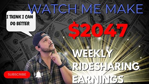 $2047 weekly earnings with Uber and lyft | Slow week, amazing weekend, Ebook pays off again