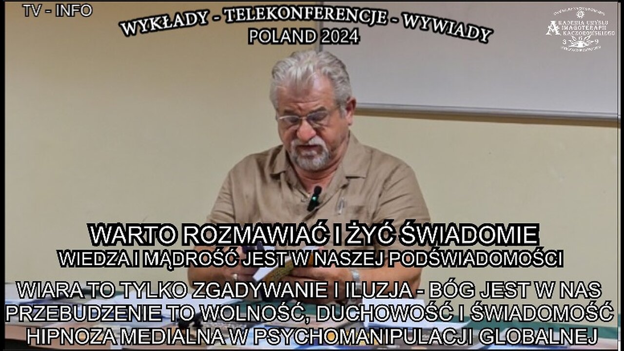 WIARA TO TYLKO ZGADYWANIE I ILUZJA - BÓG JEST W NAS. PRZEBUDZENIE TO WOLNOŚĆ, DUCHOWOŚĆ I ŚWIADOMOŚĆ. HIPNOZA MEDIALNA W PSYCHOMANIPULACJI GLOBALNEJ.