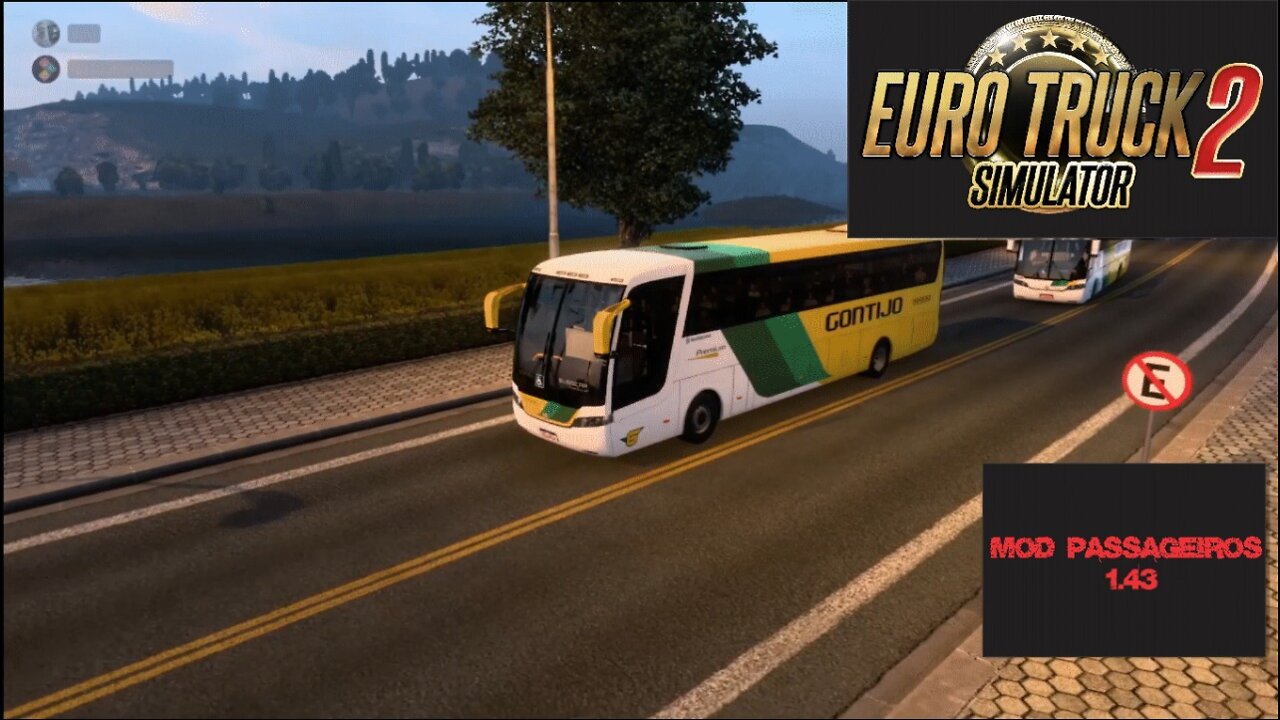 Mod Passageiros ETS 2 (1.43) Excursão Ônibus Busscar Vissta buss LO Euro Truck Simulator 2