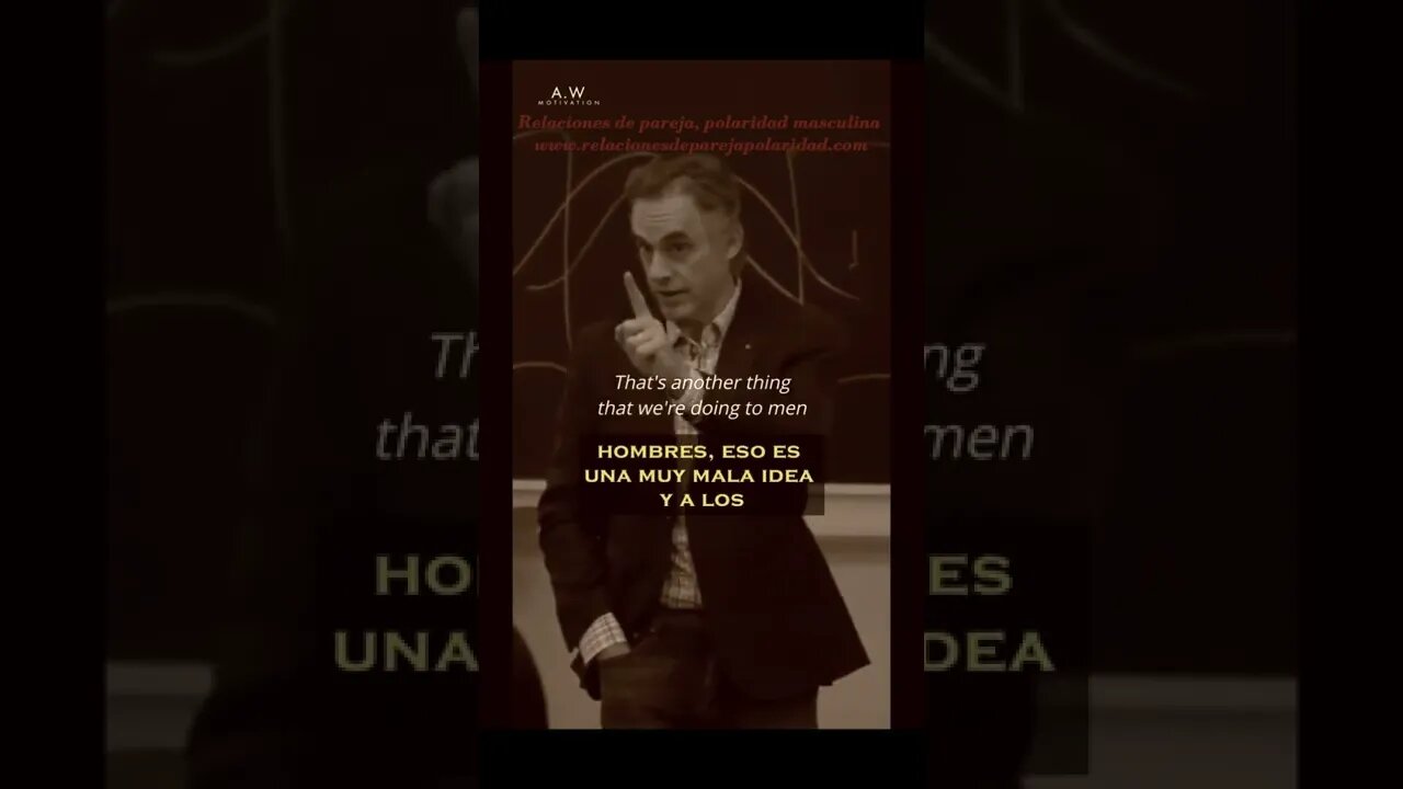 Los hombres deben decidir hacer algo para no quedarse niños - Jordan Peterson