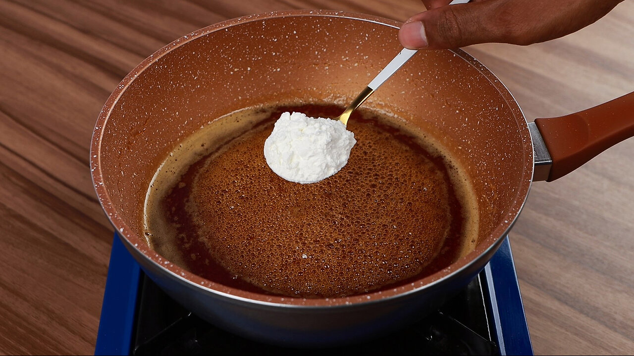 Add cornstarch to the caramel, it's the secret that pastry chefs don't want you to know!