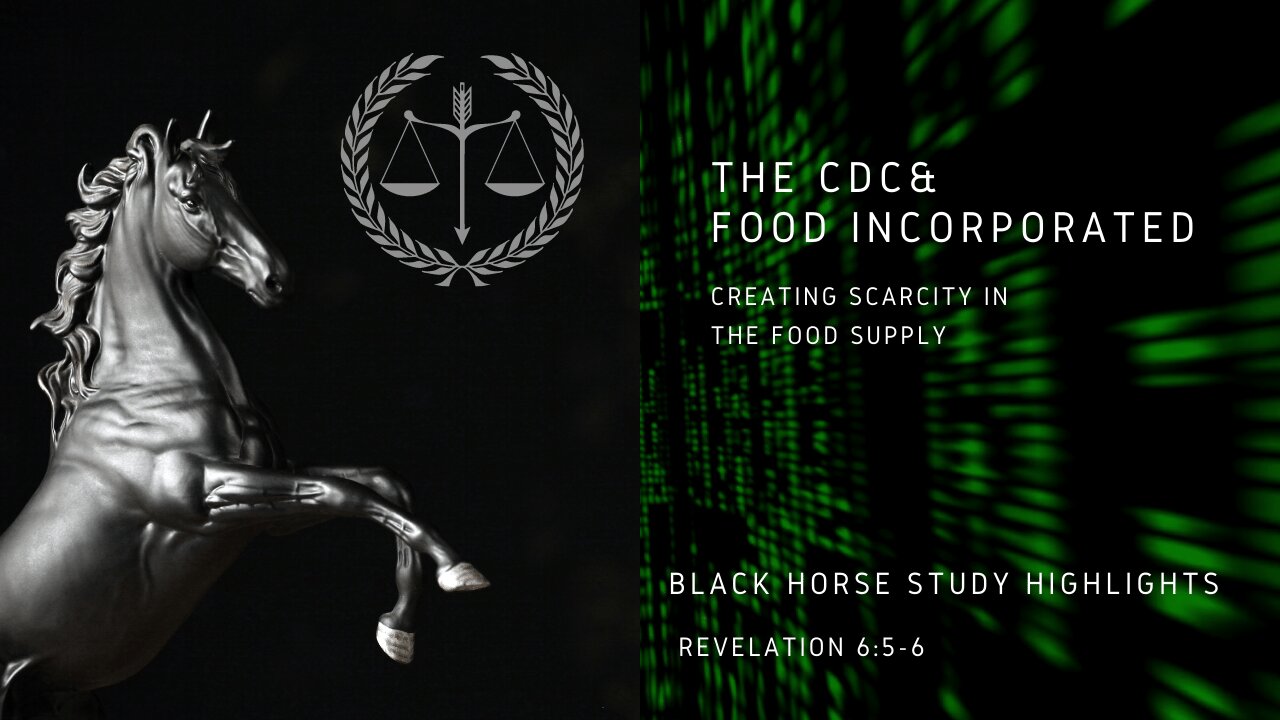 Tracking the food supply! The CDC and Food Inc. Revelation 6:5-6