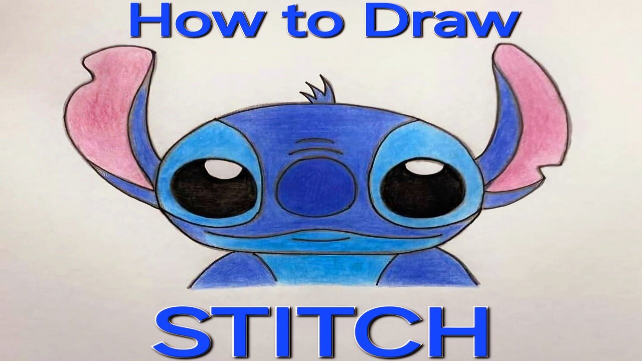 How to Draw STITCH!(basic method)✍️🎨