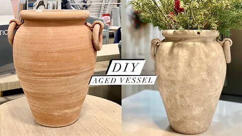 DIY AGED VESSEL || EASY ANTIQUE EFFECT || LUE BONA DECOR