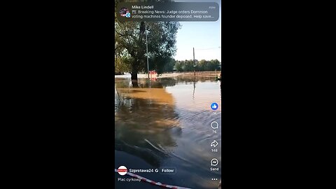 Flooded towns Poland 18/09/2024