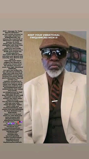 ▪︎KEEP YOUR VIBRATIONAL FREQUENCIES HIGH▪︎