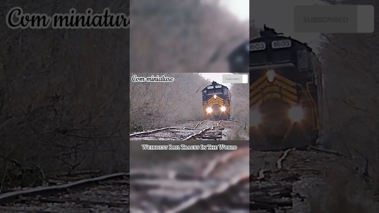 Salah Satu Track Kereta Berbahaya di Dunia || #short #shorts #kereta #keretaapi #train #railway ||