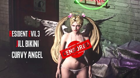 Resident Evil 3 Remake Jill Bikini Curvy Angel [2K]