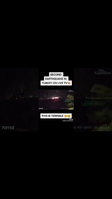 Second Earthquake Hits Turkey | Live Camera Footage 💥😥😯