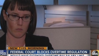 Federal court blocks overtime regulation