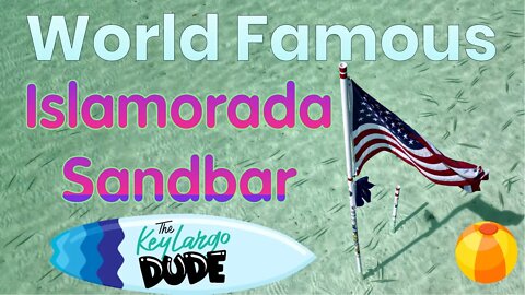 WATCH The Fabulous Islamorada 🏝 Sandbar From a Different Perspective! 🌴