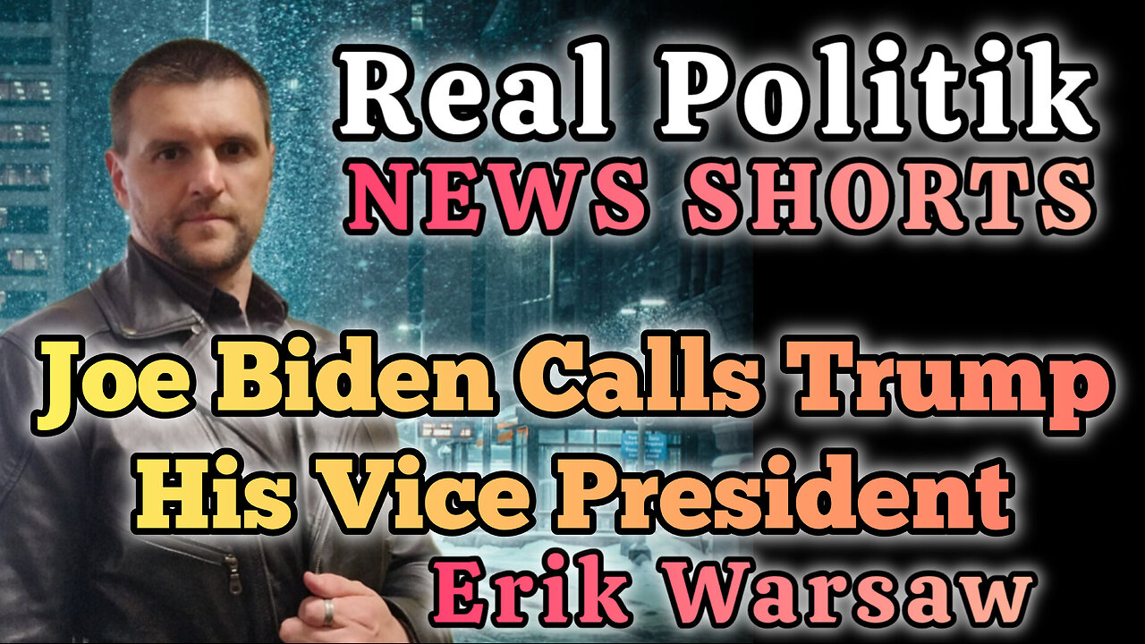 NEWS SHORTS: Biden Calls Trump His Vice President... and then makes it worse