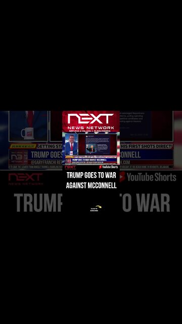 Trump Goes To War Against McConnell #shorts