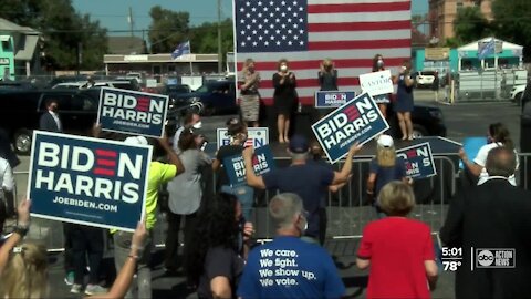 Jill Biden visits Tampa Bay area on Election Day