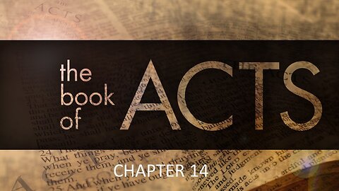 Acts 14 1-28 Sunday Teaching (8-11-24) Pastor Greg Tyra