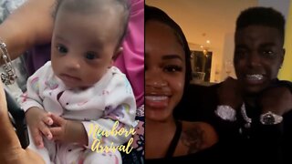 Kodak Black & Daijanae Ward's Daughter Rocks To Daddy's Music! 🎧